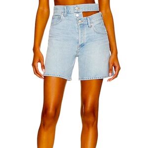 Agolde - Broken Waistband Short in Attempt SIZE 27 - HIGH RISE